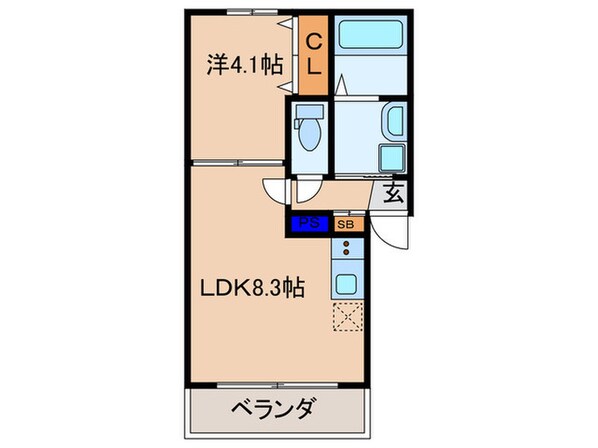 ALEGRIA京都南の物件間取画像